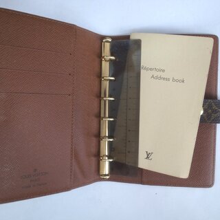 【本物保証】 LOUIS VUITTON ルイヴィトン 手帳カバー アジェンダＰＭ モノグラム R20005の画像