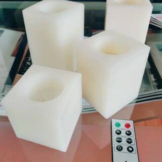 アロマ☆ろうそく素材ゆらぎキャンドル4個セット