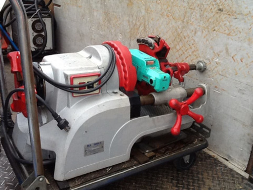 ＲＥＸ　自動切上ダイヘッド付パイプマシン　Ｓ８０Ａ３