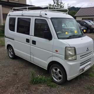 スクラム　バン　PA　4WD　12万ｋ車検無（2年付可）白5速MT
