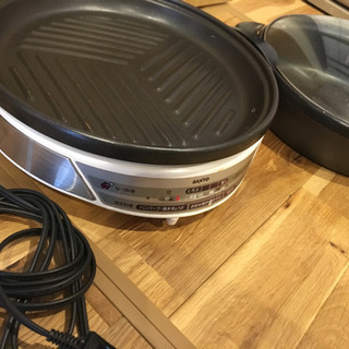 SANYO ホットプレート 家電の中古が安い!激安で譲ります・無料 SANYO ホットプレート 家電の中古が安い!激安で譲ります・無料