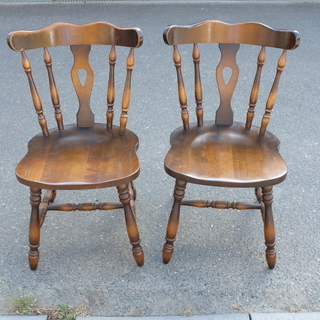 飛騨産業 キツツキ ウインザーチェア 2脚セット