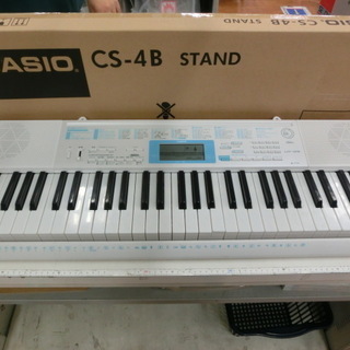 電子ピアノ CASIO LK-121 取説・アダプター・スタンド...
