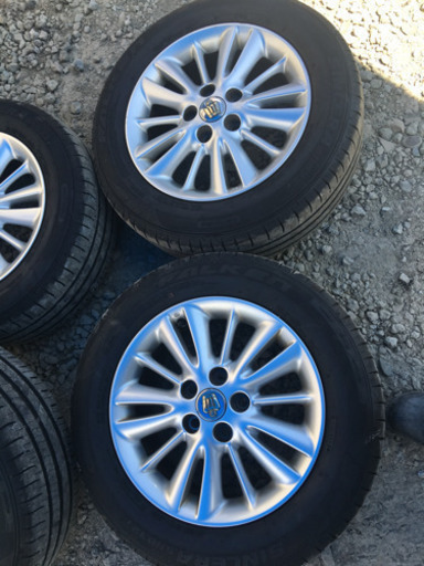 トヨタクラウン純正アルミホイールタイヤ4本セット 215/60R16 2018年製 ファルケン 8部山 