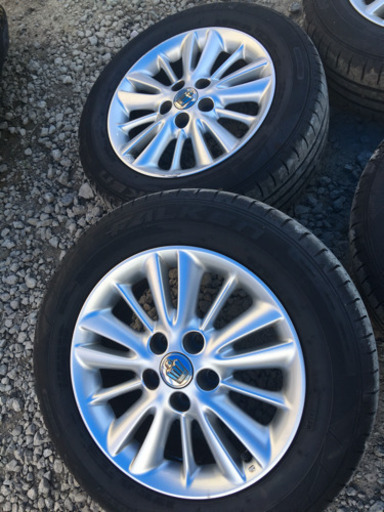トヨタクラウン純正アルミホイールタイヤ4本セット 215/60R16 2018年製 ファルケン 8部山 