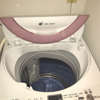 洗濯機 シャープ製 6kgの画像