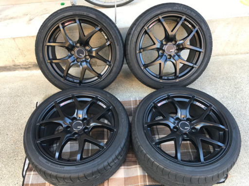 美品 SSR GTV03 タイヤ ホイールセット 18インチ