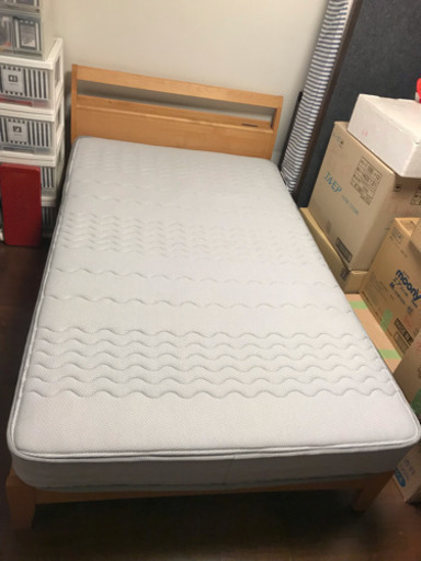 セミダブルベッド マットレスもセット 3年使用
