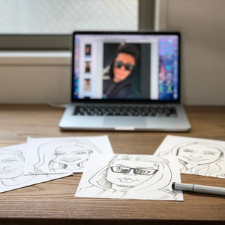 【似顔絵レッスン】似顔絵の描き方・ポイントをお伝えします(^^)