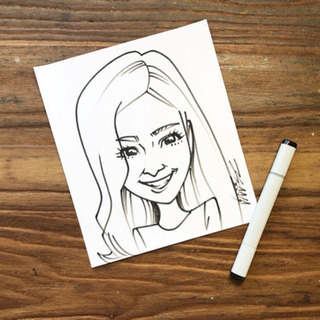 【似顔絵レッスン】似顔絵の描き方・ポイントをお伝えします(^^)の画像