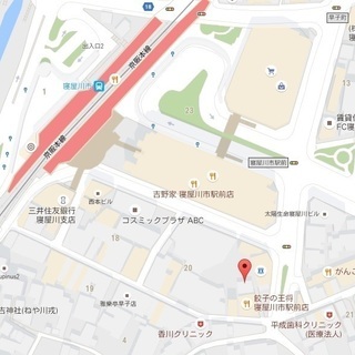 寝屋川市駅徒歩約4分　貸店舗