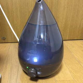 レイドロップ LED アロマ対応加湿器 ブラウンの画像