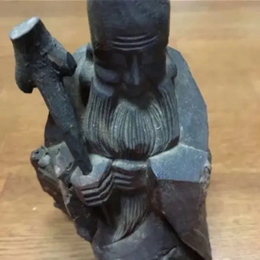 マニアのかた大正時代から昭和初期の仙人置物