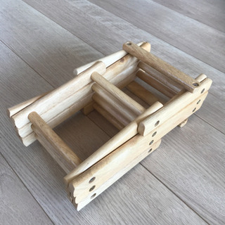 美品 木製 ワインラック ワインスタンドの画像