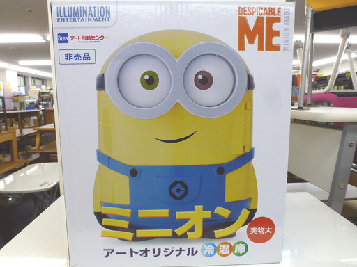 PayPay可 手稲リサイクル　新品　ミニオン冷温庫　  ￥19,800