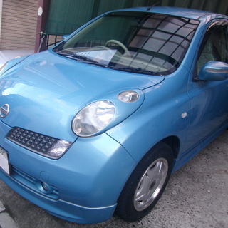 14年式マーチ1.4L走行少1.5万ｋｍ純正フルエアロ2年車検 ...