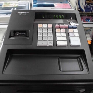 シャープ SHARP 電子レジスタ XE-A147 8部門 横型領収証発行可能