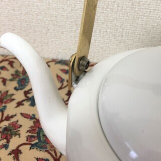 野田琺瑯　クラシックケトル やかん　ＩＨ対応　２．０Ｌ　ホワイトの画像