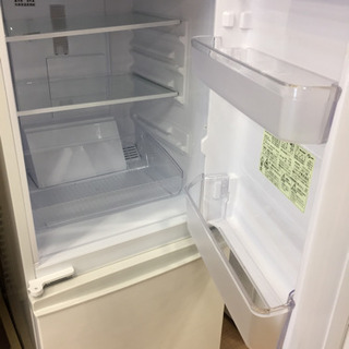 12ヶ月安心保証付き】SHARP 2ドア冷蔵庫 2017年製