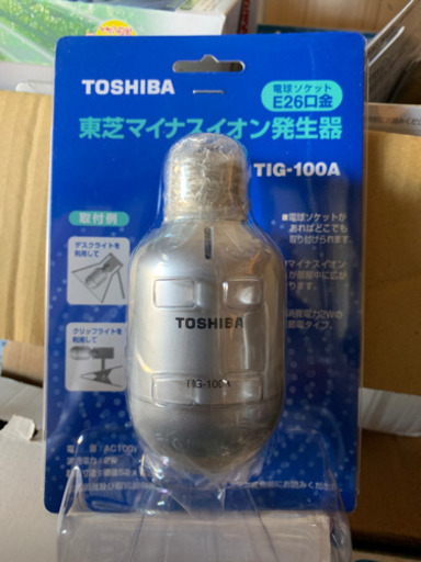 TOSHIBAマイナスイオン発生器