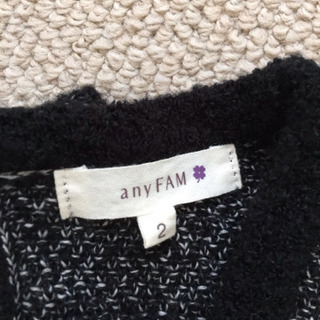 【値下げ❗️】anyFAM ワンピースの画像