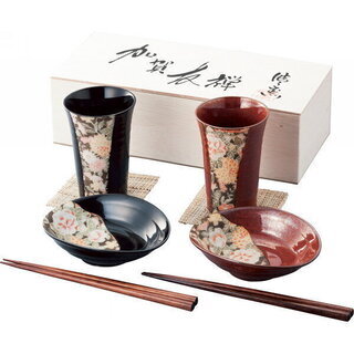 【新品未使用】加賀友禅 二人の晩酌セット