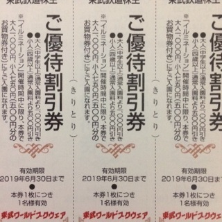 東武ワールドスクエア 割引券の画像