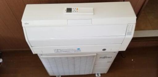 お掃除機能総裁！富士通ノクリア♪工事付き！保証付き！配送込！取り外し無料！エリア限定