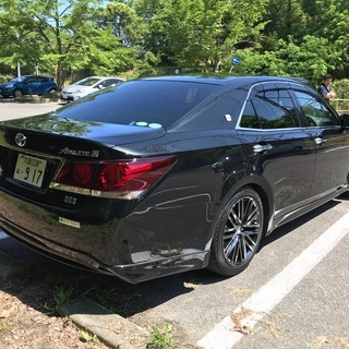 ☆格安美車！クラウンアスリート　ハイブリッド　ブラックスタイル！サンルーフその他フル装備！　検査付き！☆ の画像