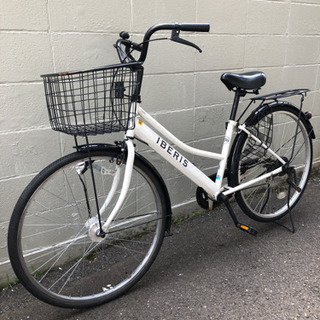 ２６inch  白  IBERIS  中古自転車（整備済み） の画像