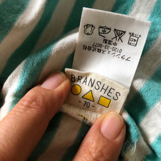 ブランシェス ロンパース 70㎝の画像