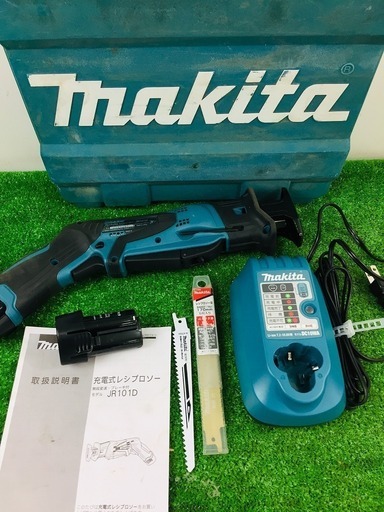 マキタ(Makita) 充電式レシプロソー 10.8V 1.3Ah バッテリー2個 JR101DW【リライズ野田愛宕店】【店頭取引限定】【中古品】1点限り早い者勝ち！