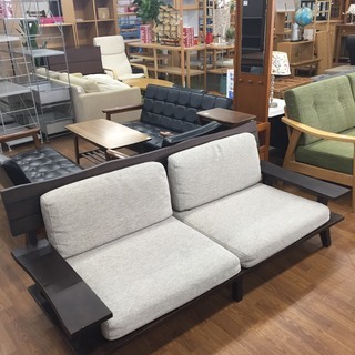 大特価！！ニトリ！！ 2人掛けソファー グレー売場展開中！！！