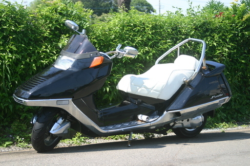 令和記念オマケ付-埼玉発443】HONDA フュージョン ブラック　フロントタイヤ新品 (沖縄県優遇あり)