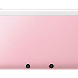 【美品】　ニンテンドー　３ＤＳＬＬ　本体　　ピンク×ホワイト　　純正専用ＡＣアダプタ付　シリコンカバー付　脳トレ・どう森