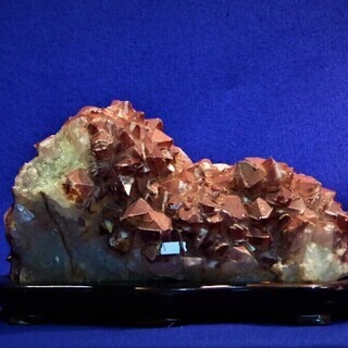 レッドファントムクリスタル 9.4㎏クラスター 鉱物標本 水石 鑑賞石