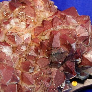 レッドファントムクリスタル 9.4㎏クラスター 鉱物標本 水石 鑑賞石