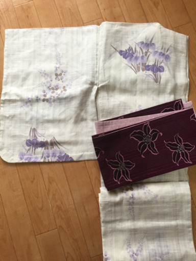 新品未使用！ 夢工房の浴衣と帯セット！