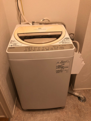 洗濯機 東芝  6K  予定者決定しました。