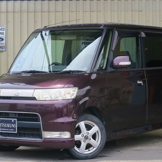 ダイハツ タント カスタム　Ｘ ワインレッド お手頃価格の軽入庫！お問い合わせは自社ローン最大手くるまのミツクニ【高崎店】までの画像