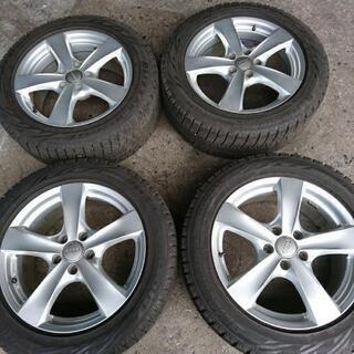 アウディ純正ホイール付き 225/55R17 スタッドレス レボGZ