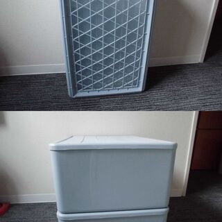 株式会社ヨシカワ 収納ケース2セット JM3919)【取りに来られる方限定】の画像