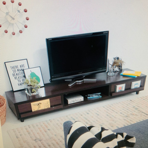 【未開封】テレビ台 52V型対応 ディスプレイ付き 幅180cm