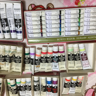 アクリル絵の具ほか 未開封 開封済  保管品