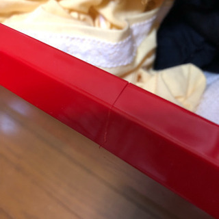 【終了】たくさんのお問い合わせありがとうございました★赤い鏡面仕上げのチェスト☆引越しますの画像