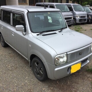 ラパン　2WD　車検R2年2月　H17年　94000ｋｍ　銀