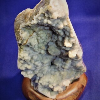 鑑賞石 【ハンガリー産】アイボリーカルセドニー 原石2.7kg 鉱物標本