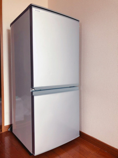 シャープ SHARP SJ-V14S-S 137L 冷蔵庫 左右つけかえドア機能