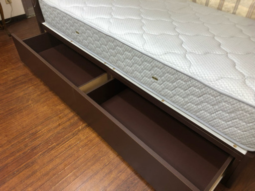 【送料無料】【USED】フランスベッド シングルサイズ マットレスセット