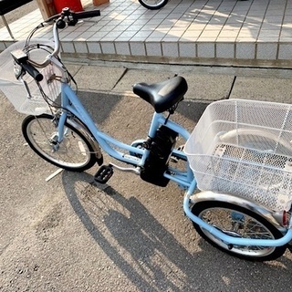 中古品　電動三輪自転車